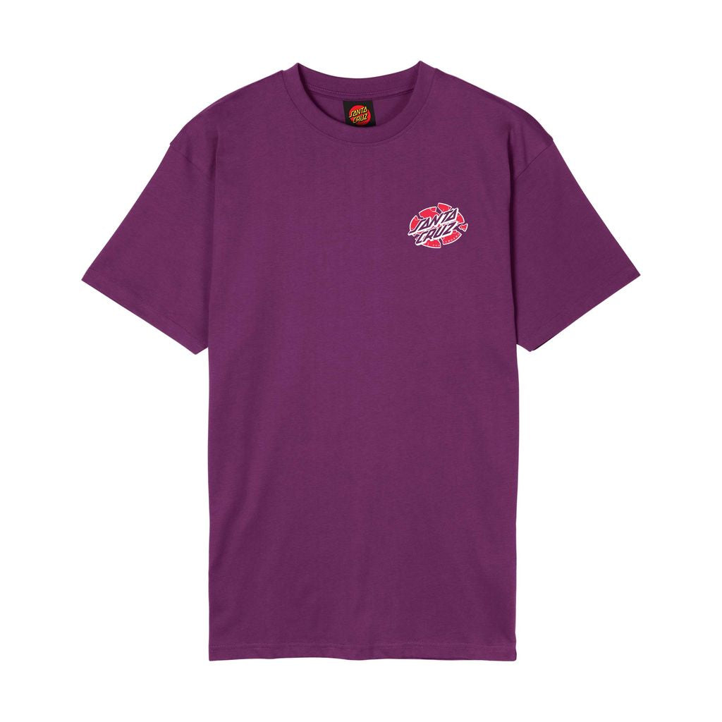 Santa Cruz Grabke Exploding Dot T-Shirt-Fresh Purple
