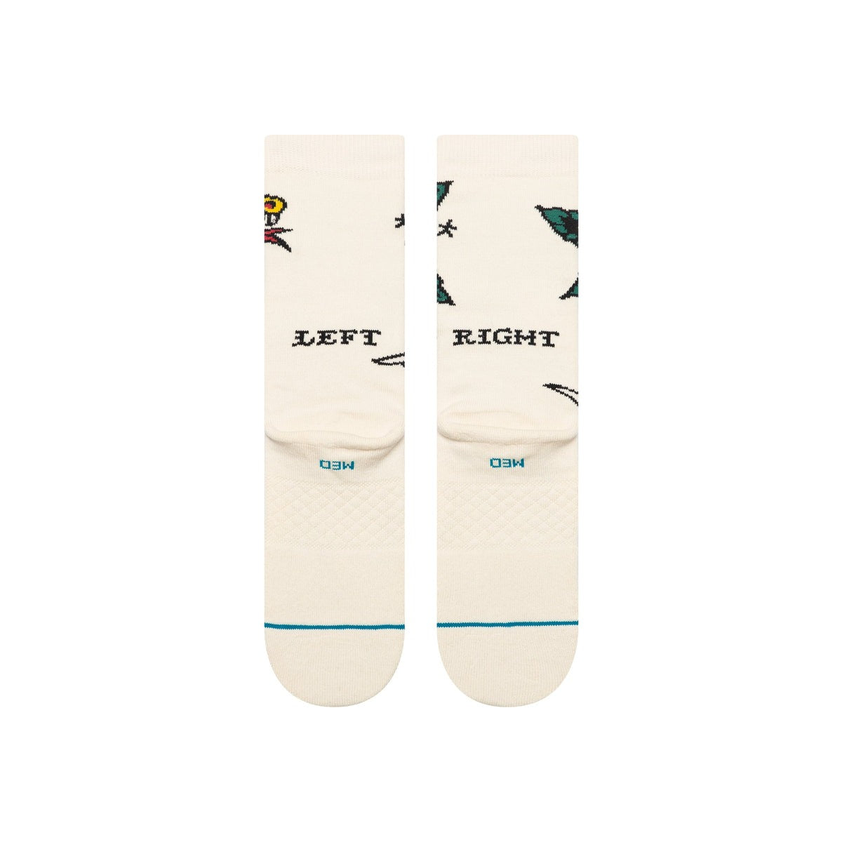 STANCE FLASH CREW SOCK-Canvas | Stance |