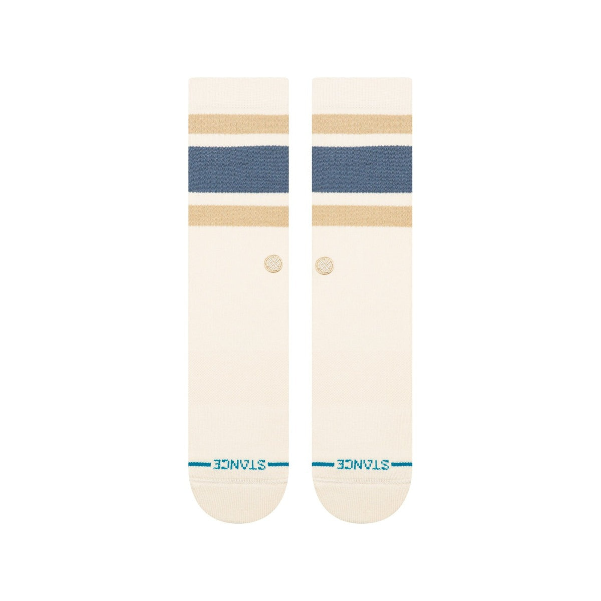 STANCE BOYD CREW SOCK-Ivory | Stance | Sports socks - Northshore Newquay - Surf/Skate Shop