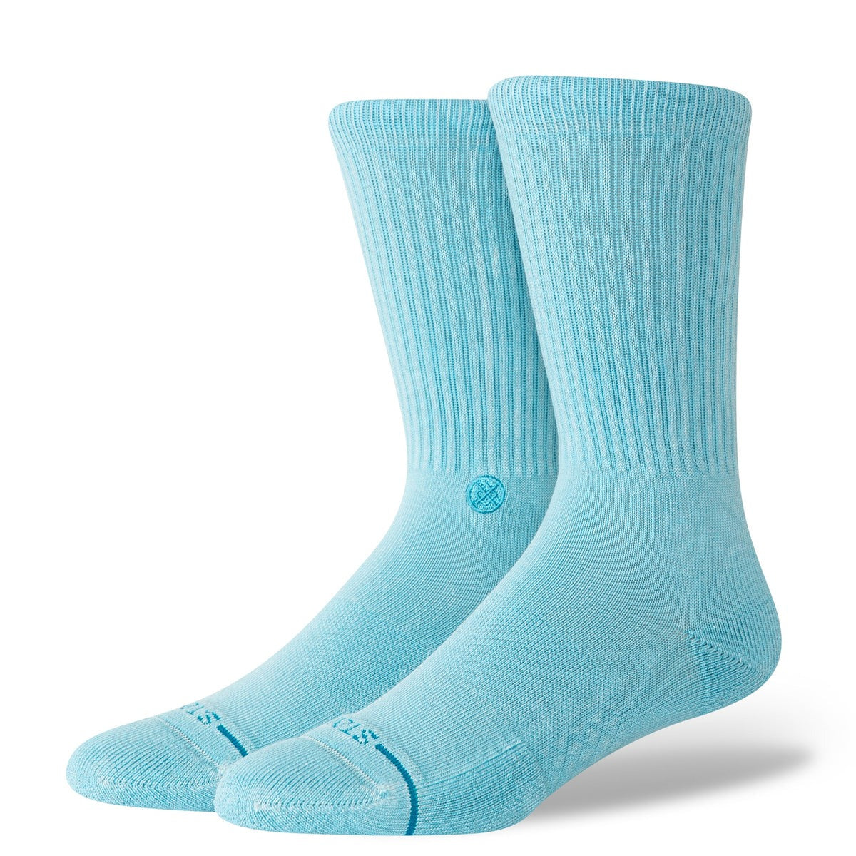 STANCE ICON DYED CREW SOCK-Electric Blue | Stance |