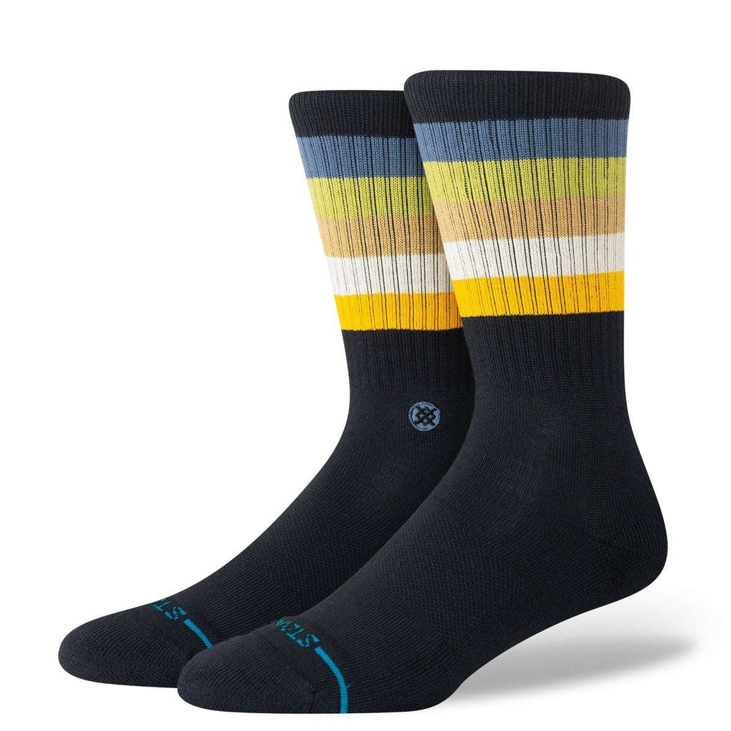 STANCE MALIBOO CREW SOCK-Black | Stance | Sports socks - Northshore Newquay - Surf/Skate