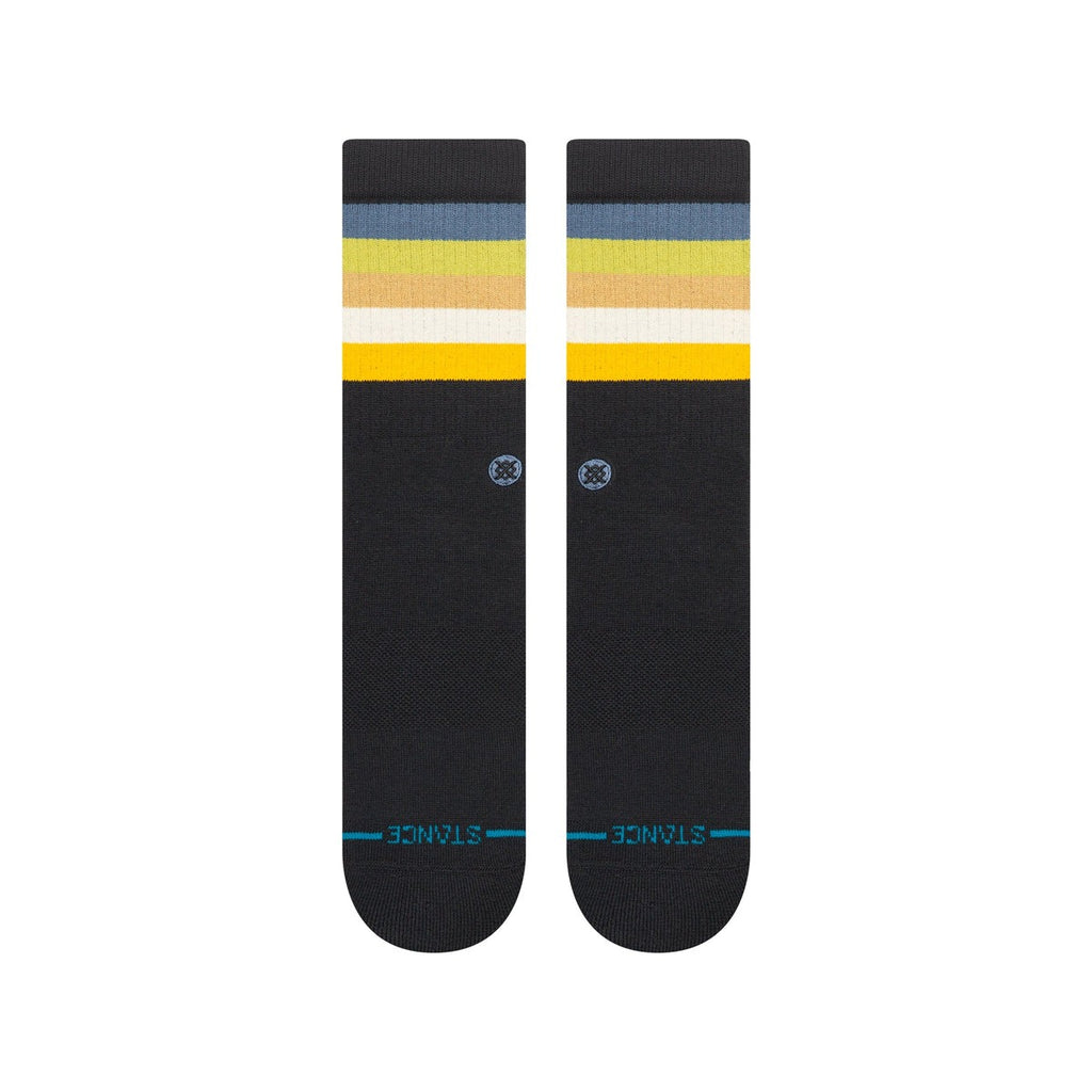 STANCE MALIBOO CREW SOCK-Black | Stance | Sports socks