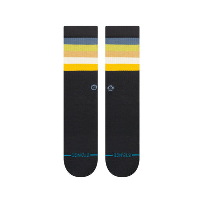 STANCE MALIBOO CREW SOCK-Black | Stance |