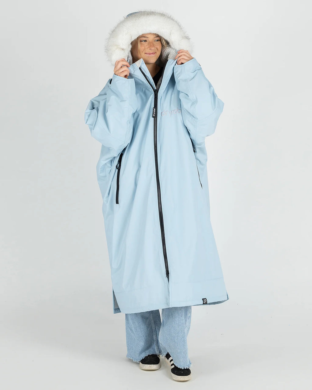 DryRobe Alpine Adult Long Sleeve - Ice Blue | Dryrobe | Changing Robe