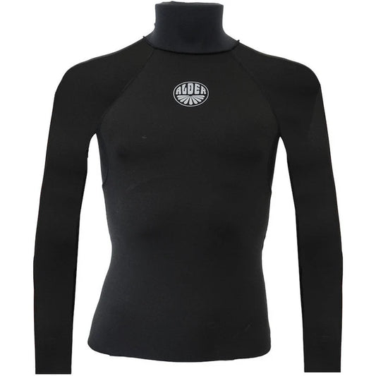 ALDER JUNIOR SPIRIT POLYPRO LONG SLEEVE RASH VEST - BLACK youth 3x-large 16 | Alder | rashvest