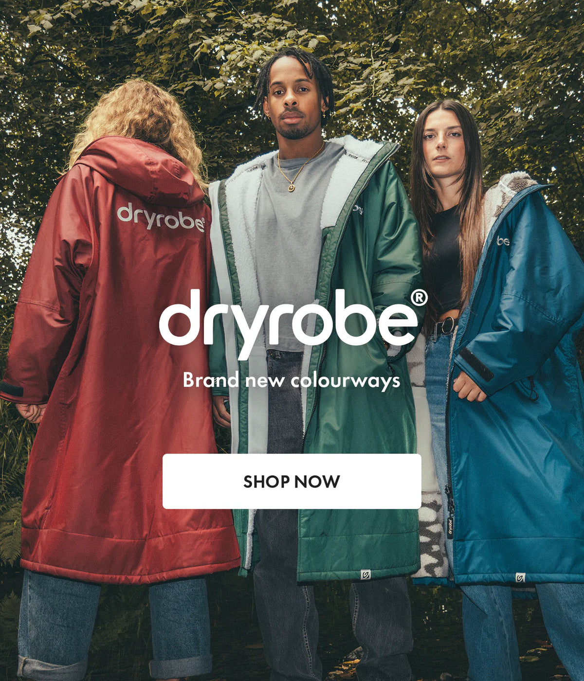 Explore Dryrobe changing robes at Northshore