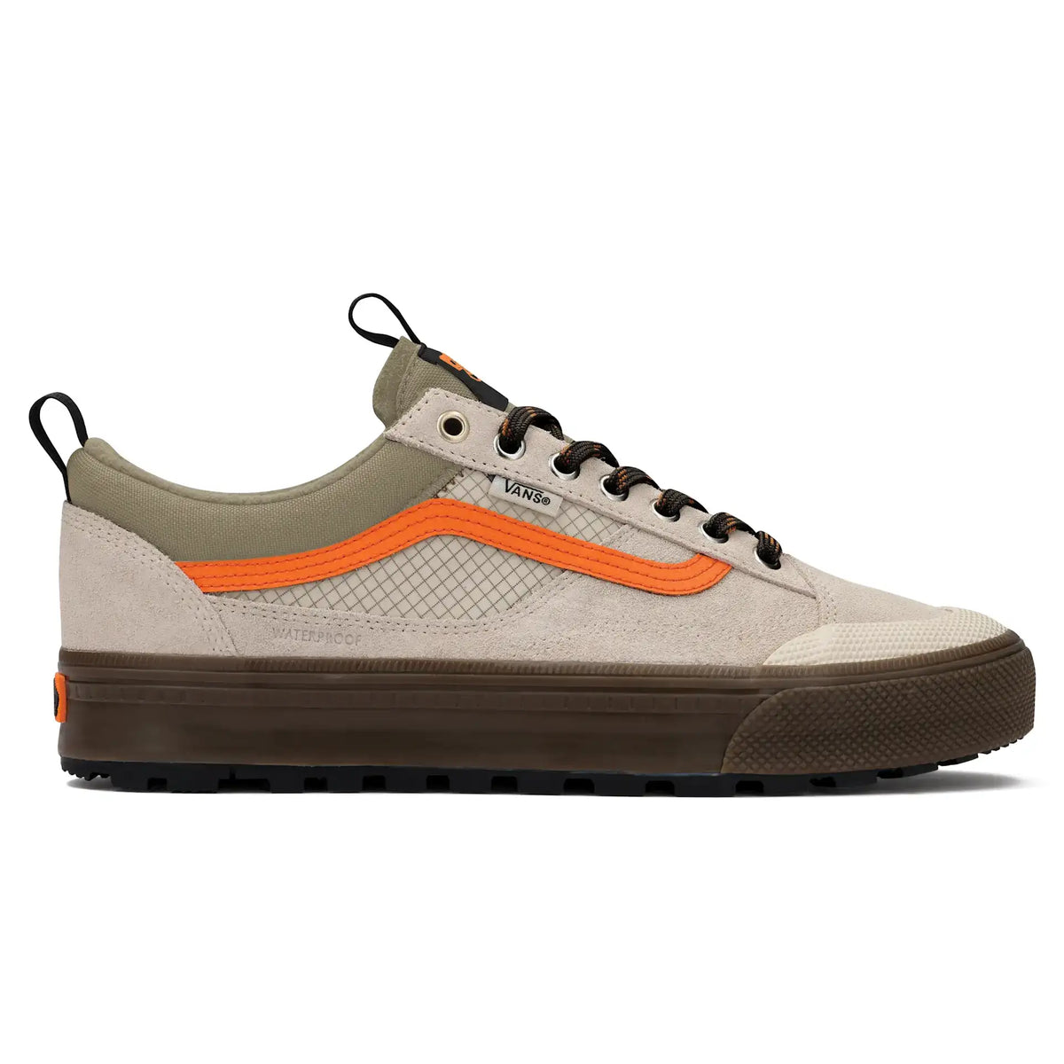 Vans MTE Old Skool Waterproof Insulated-Taupe/Orange UK12 | Vans | Outdoor Shoes - Northshore Newquay - Surf/Skate Shop