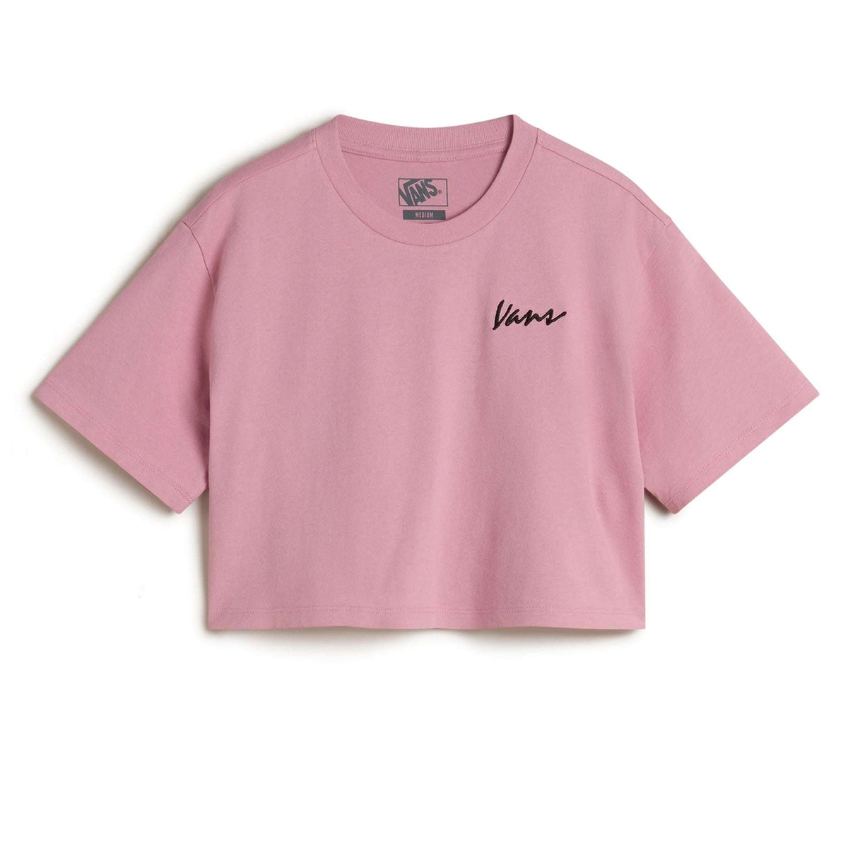 Vans Archived Kids Crop Tshirt-Pink Dawn (Age 8-14) | Vans | crop Top - Northshore Newquay - Surf/Skate Shop
