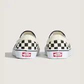 Vans Checkerboard Classic Slip-On Shoes-Black/White