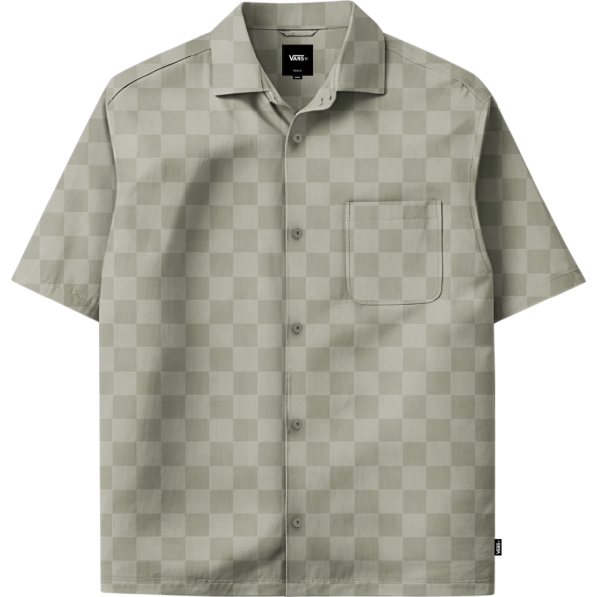 Vans Van Doren Tencel Check - Soft Sage S | Vans | Mens Wovens - Northshore Newquay - Surf/Skate Shop