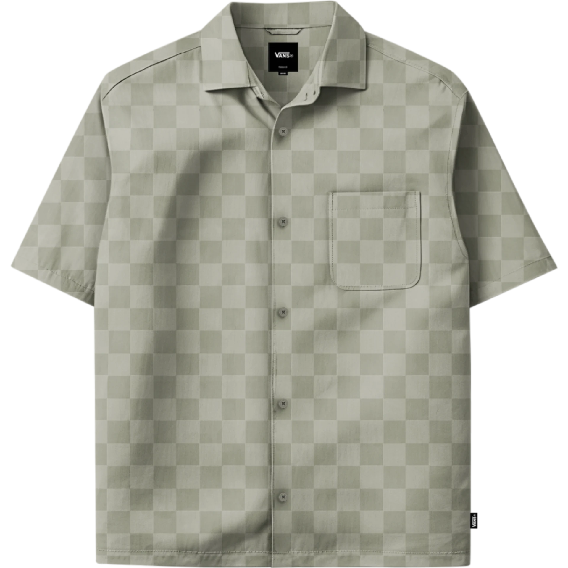 Vans Van Doren Tencel Check - Soft Sage S | Vans | Mens Wovens - Northshore Newquay - Surf/Skate Shop