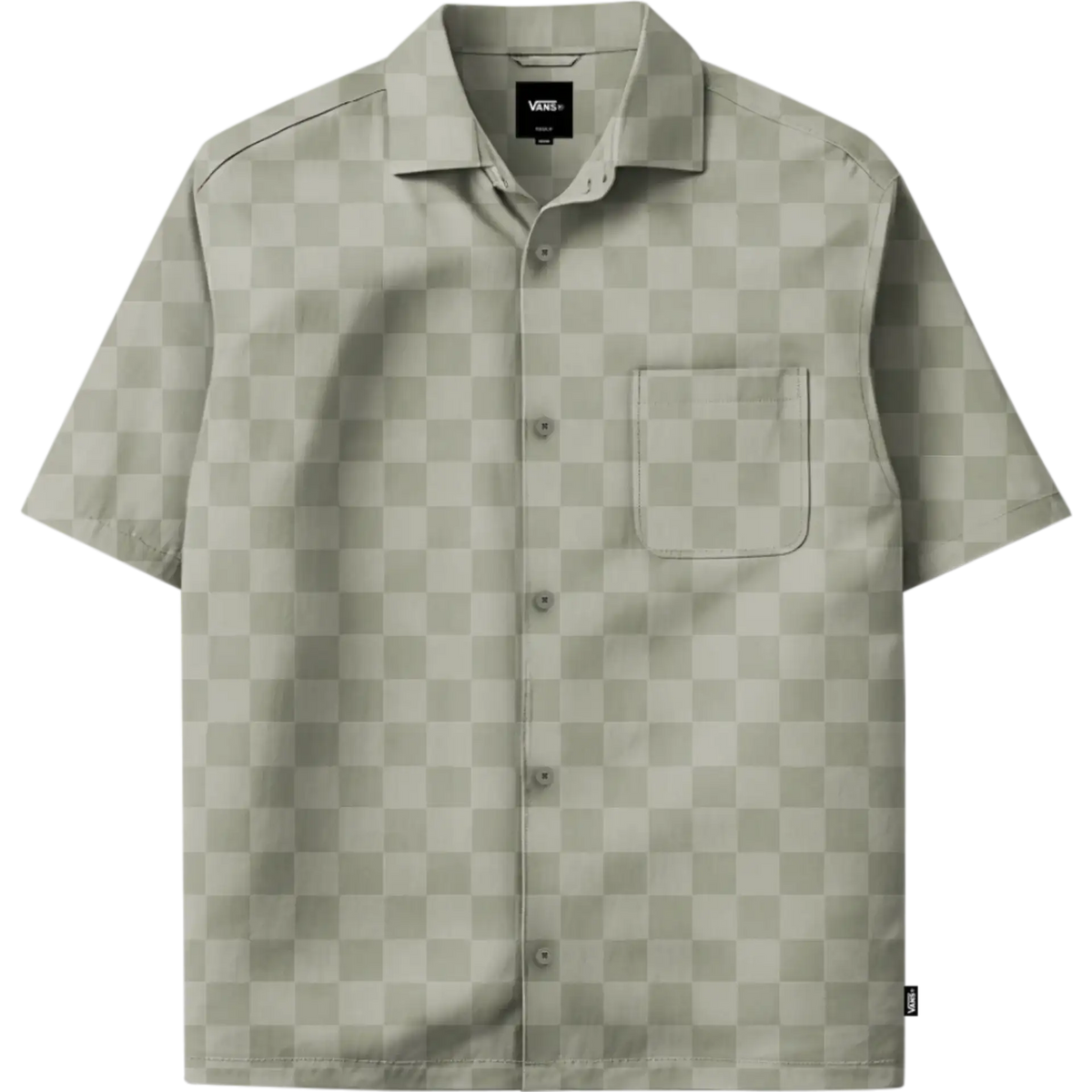 Vans Van Doren Tencel Check - Soft Sage | Vans | Mens Wovens - Northshore Newquay - Surf/Skate Shop