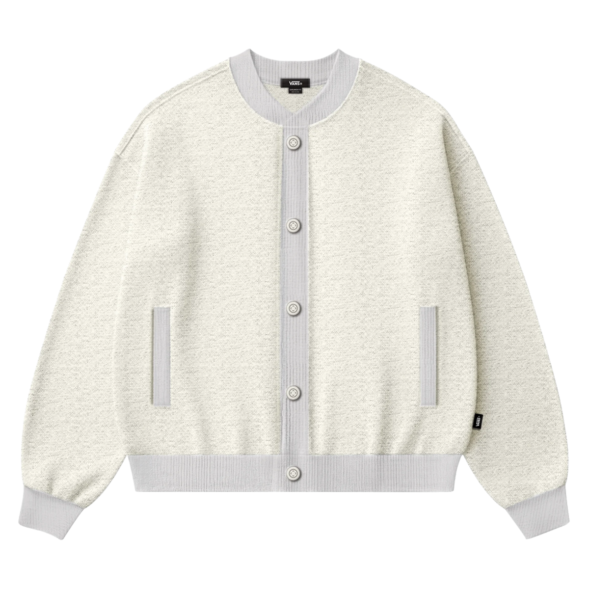 Vans Teddy Round Neck Cardig EGRET | Vans | - Northshore Newquay - Surf/Skate Shop