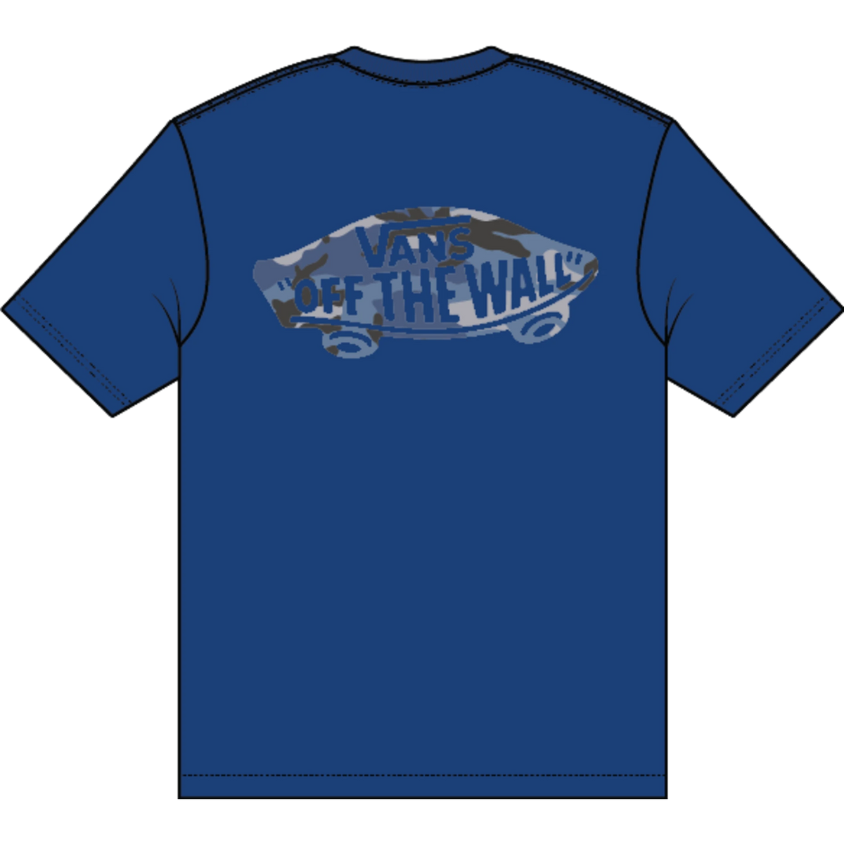 Vans Double Standard Tshirt-Classic Blue | Vans | - Northshore Newquay - Surf/Skate Shop