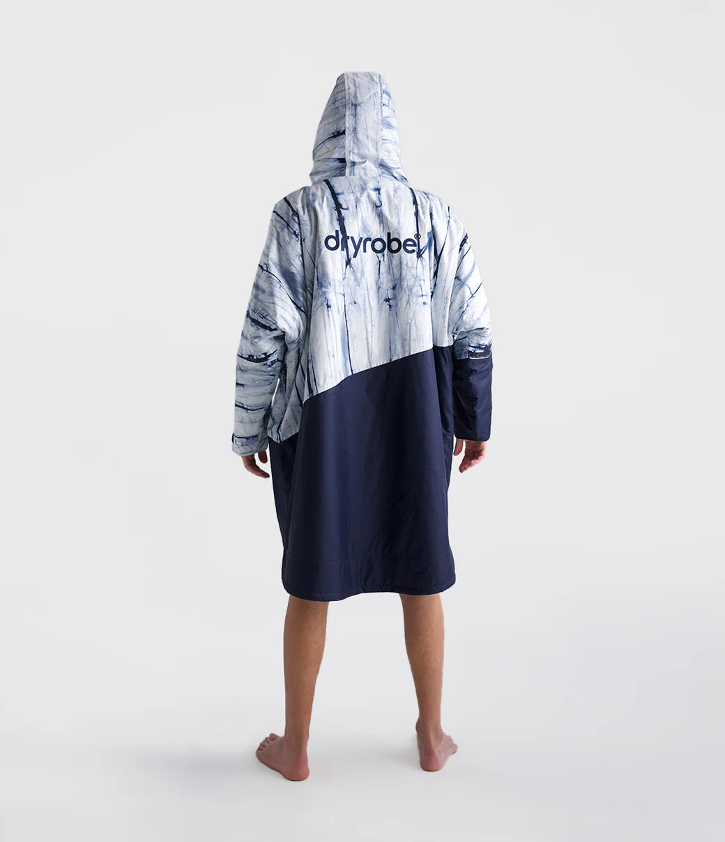 Dryrobe Advance Long Sleeve Contrast - Batik/Blue | Dryrobe | - Northshore Newquay - Surf/Skate Shop