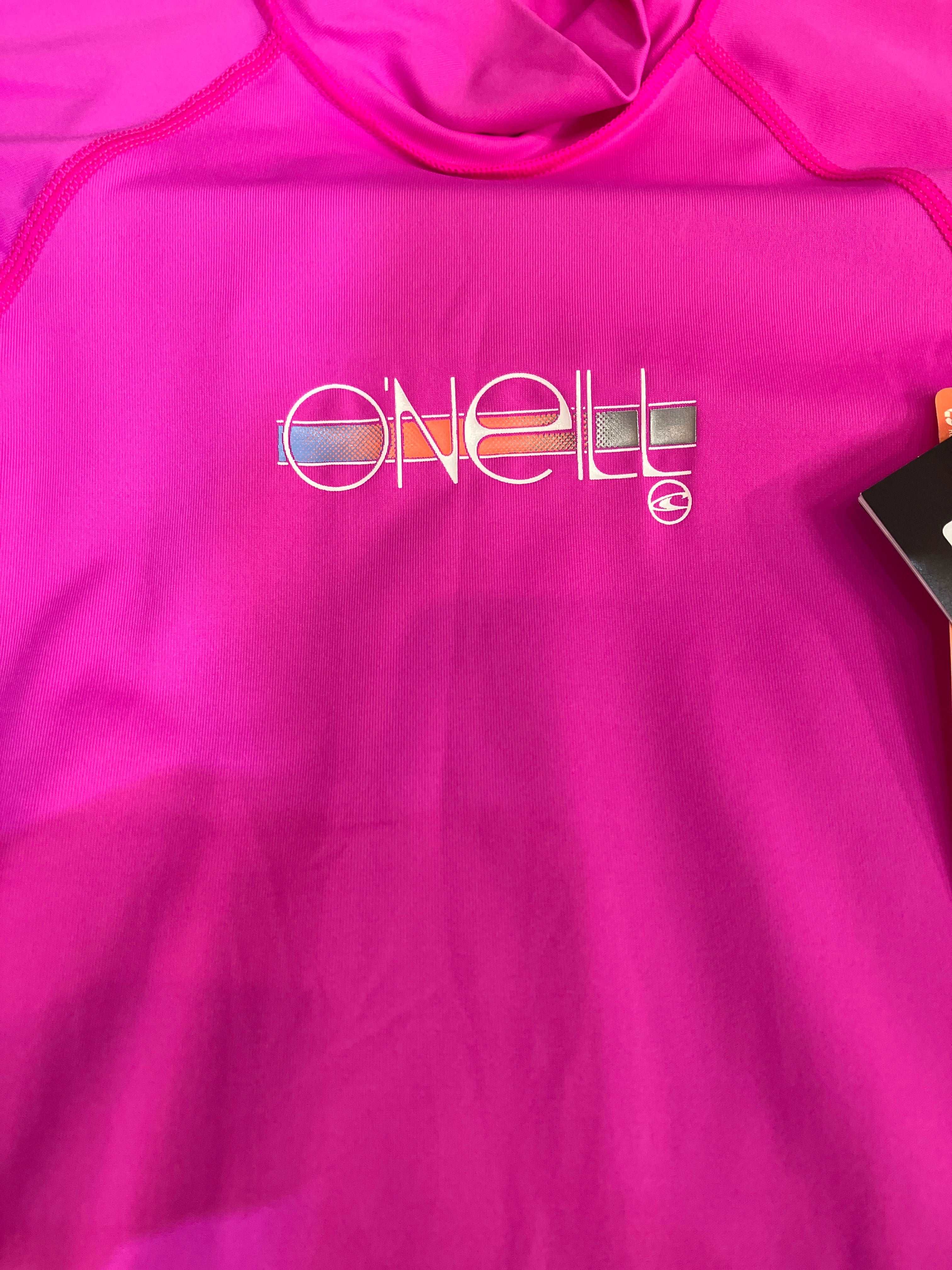 O'NEILL Girls Premium Skins Short Sleeve Rash Vest - Berry | O’neill | rashvest