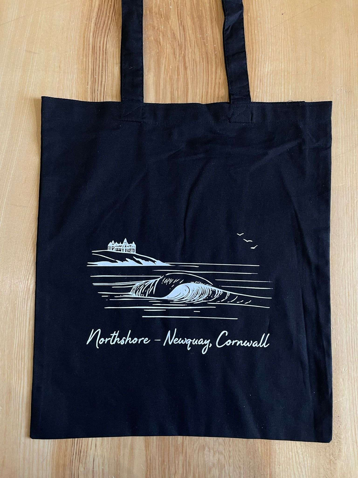 Northshore Lightweight Tote bag Black | Northshore Surf Shop | Tote Bag - Northshore Newquay - Surf/Skate Shop