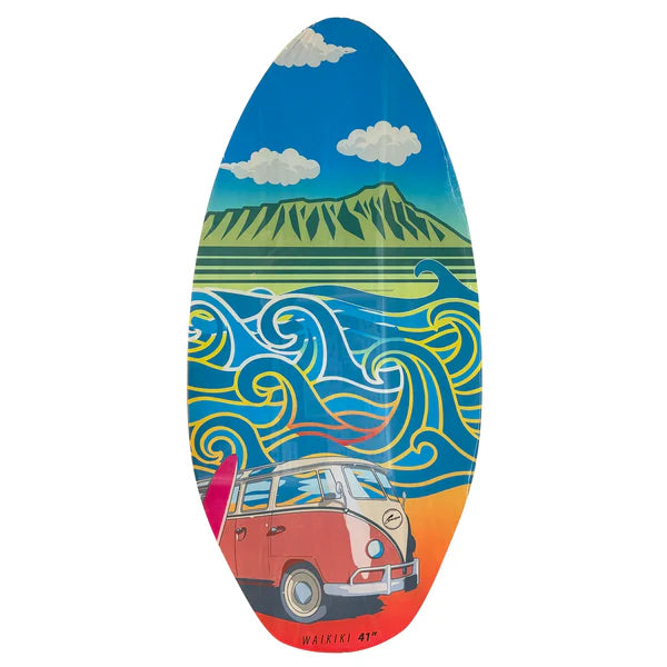 Paipo Waikiki Skimboard 41” | Paipo | Wooden Skimboard - Northshore Newquay - Surf/Skate Shop