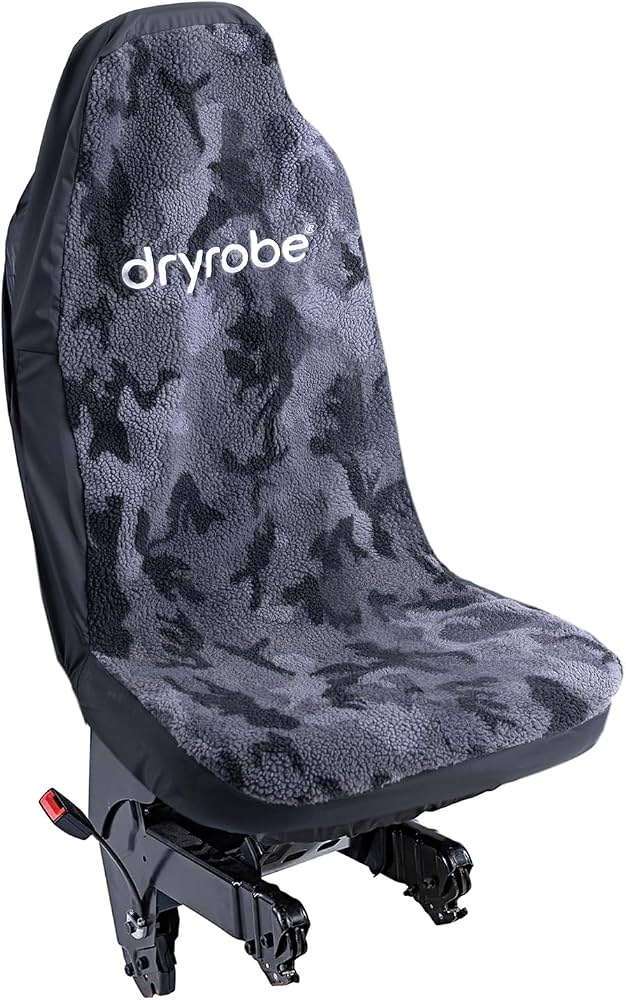 Dryrobe Water-repellent Car Seat Cover-Single Black camo | Dryrobe | Car Seat Cover - Northshore Newquay - Surf/Skate Shop