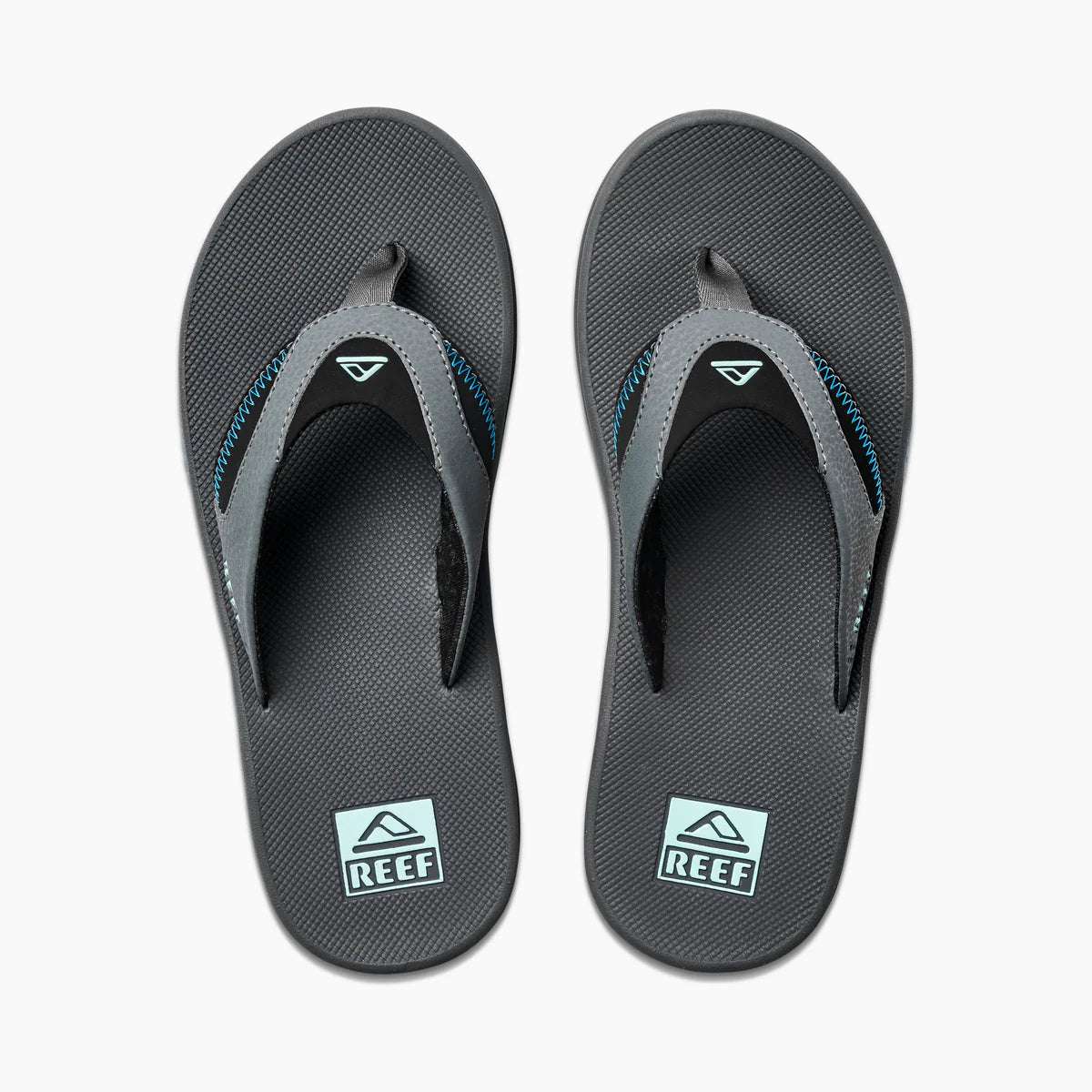 Reef Fanning - Gunmetal/Ocean | Reef | Flip Flop