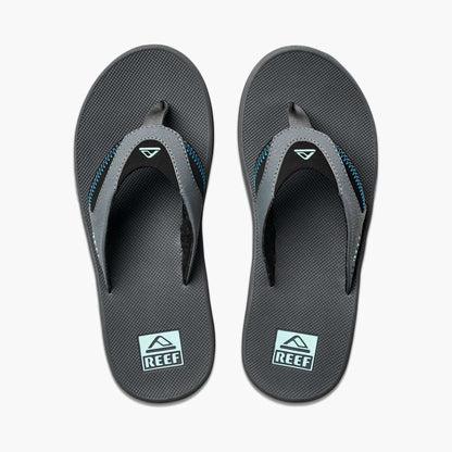 Reef Fanning - Gunmetal/Ocean | Reef | Flip Flop