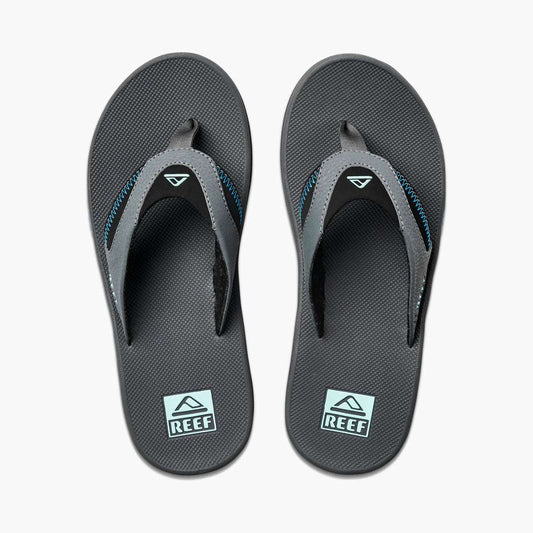 Reef Fanning - Gunmetal/Ocean | Reef | Flip Flop