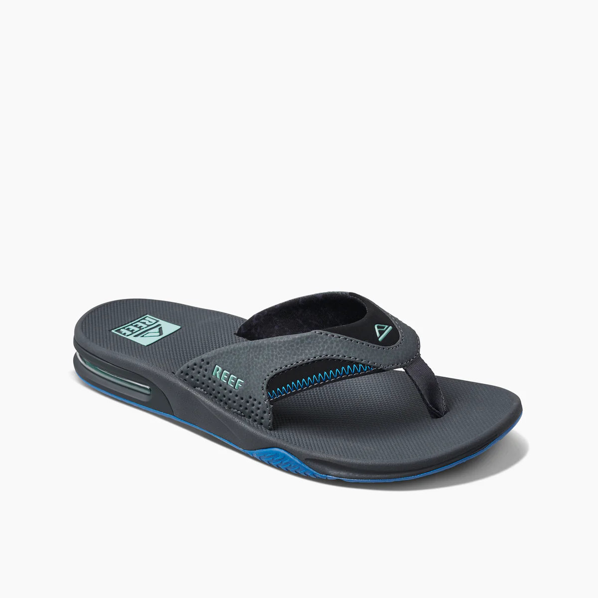 Reef Fanning - Gunmetal/Ocean | Reef | Flip Flop