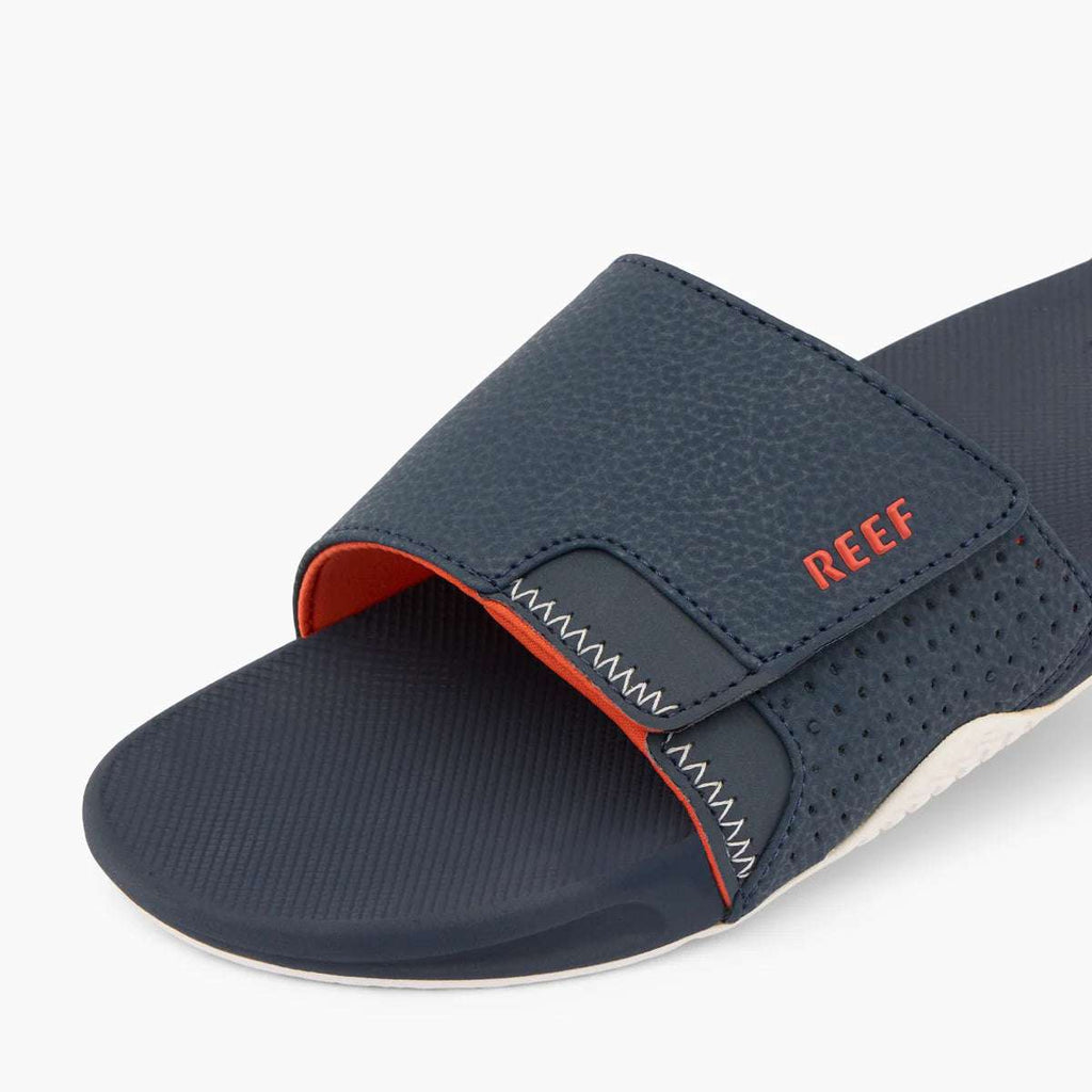 Reef Fanning Slide - Navy/Orange/White | Reef |