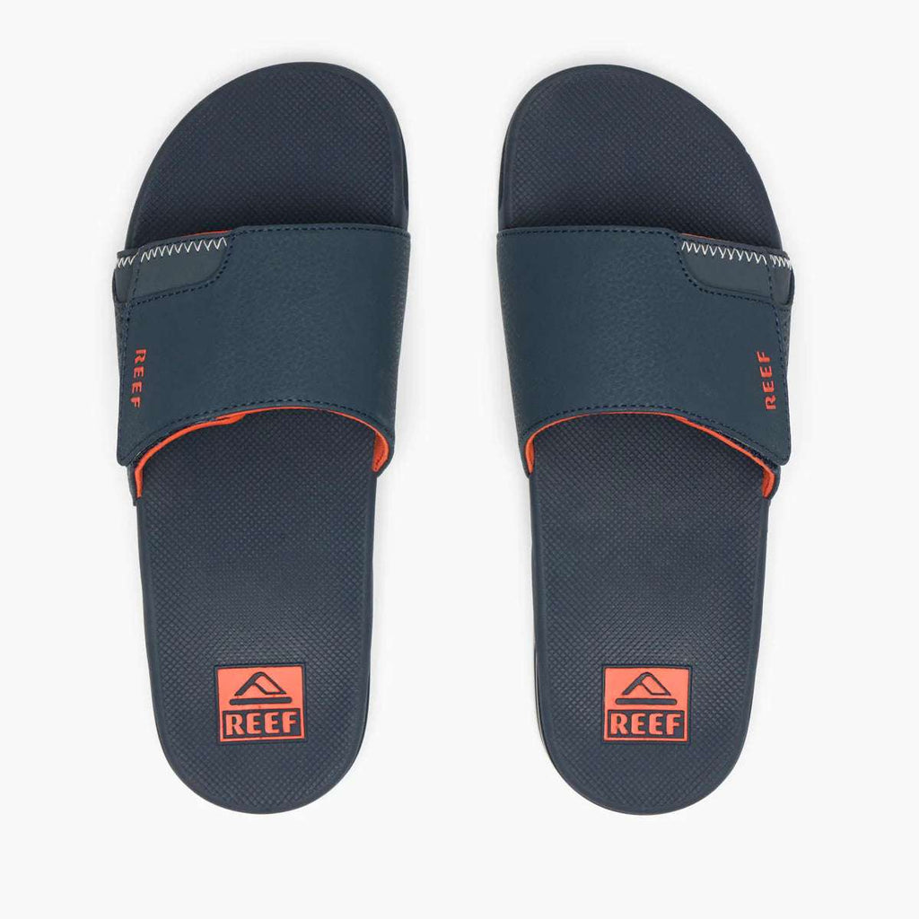 Reef Fanning Slide - Navy/Orange/White | Reef |