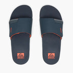 Reef Fanning Slide - Navy/Orange/White | Reef |