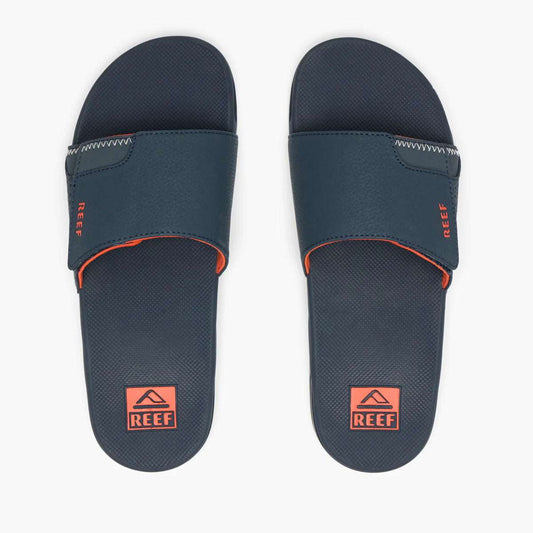 Reef Fanning Slide - Navy/Orange/White | Reef |