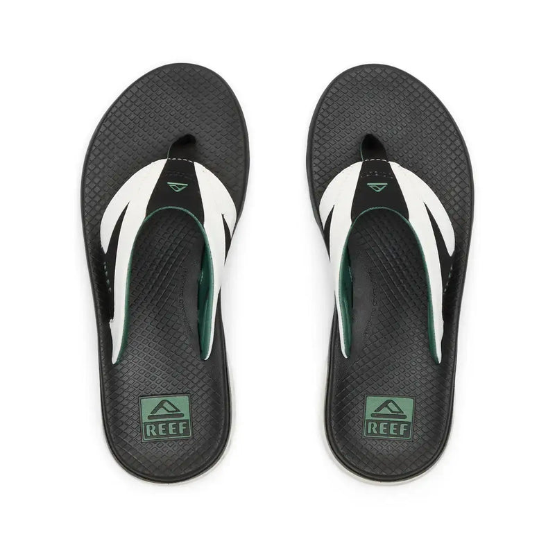 Reef Fanning+ - White/Black/Green | Reef | - Northshore Newquay - Surf/Skate Shop