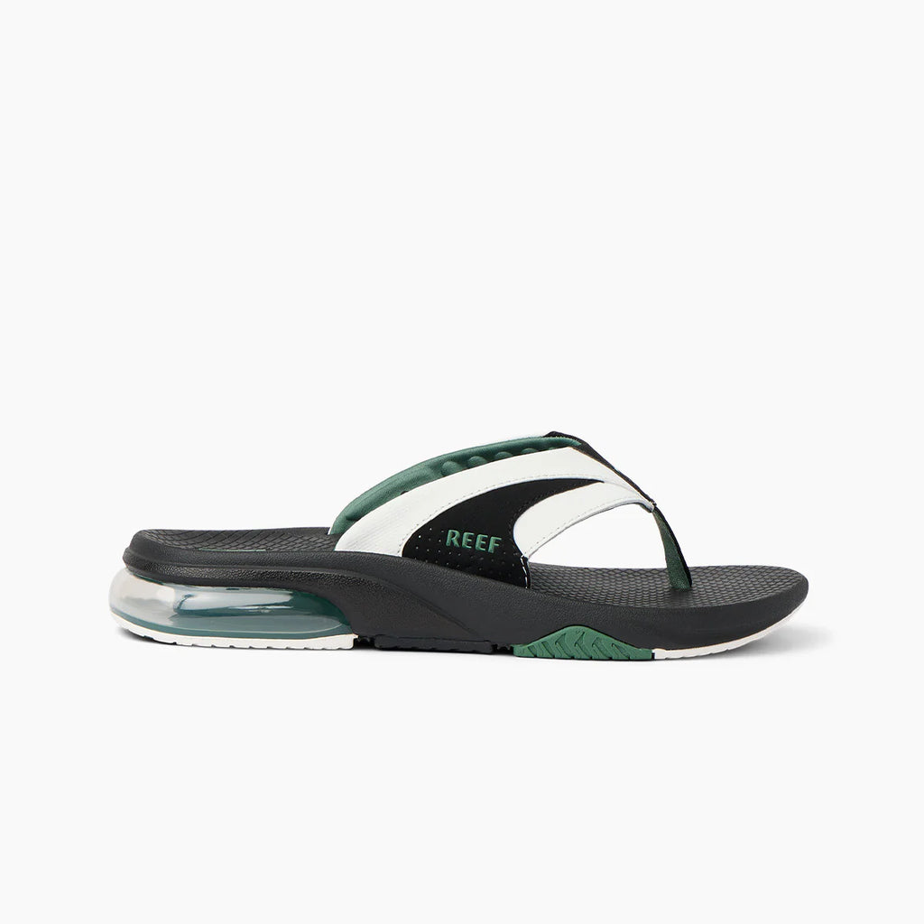 Reef Fanning+ - White/Black/Green | Reef | - Northshore Newquay - Surf/Skate Shop