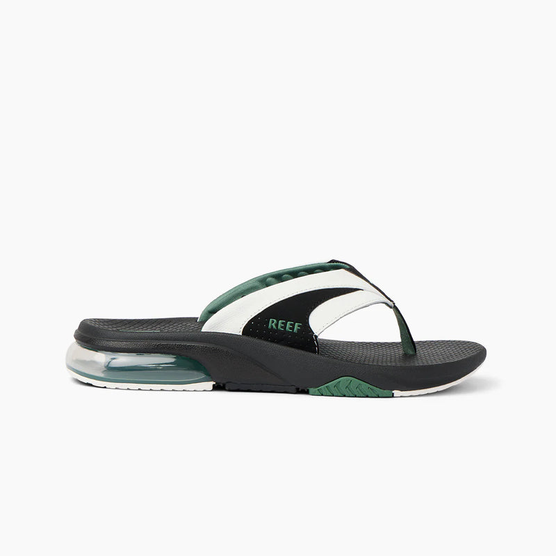 Reef Fanning+ - White/Black/Green | Reef | - Northshore Newquay - Surf/Skate Shop