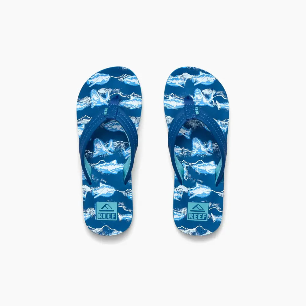 Reef Kids Ahi- Royal Sharks | Reef | - Northshore Newquay - Surf/Skate Shop