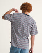 Vans Cameron Stripe SS Knit - Parisian Night | Vans | Mens Knits - Northshore Newquay - Surf/Skate Shop
