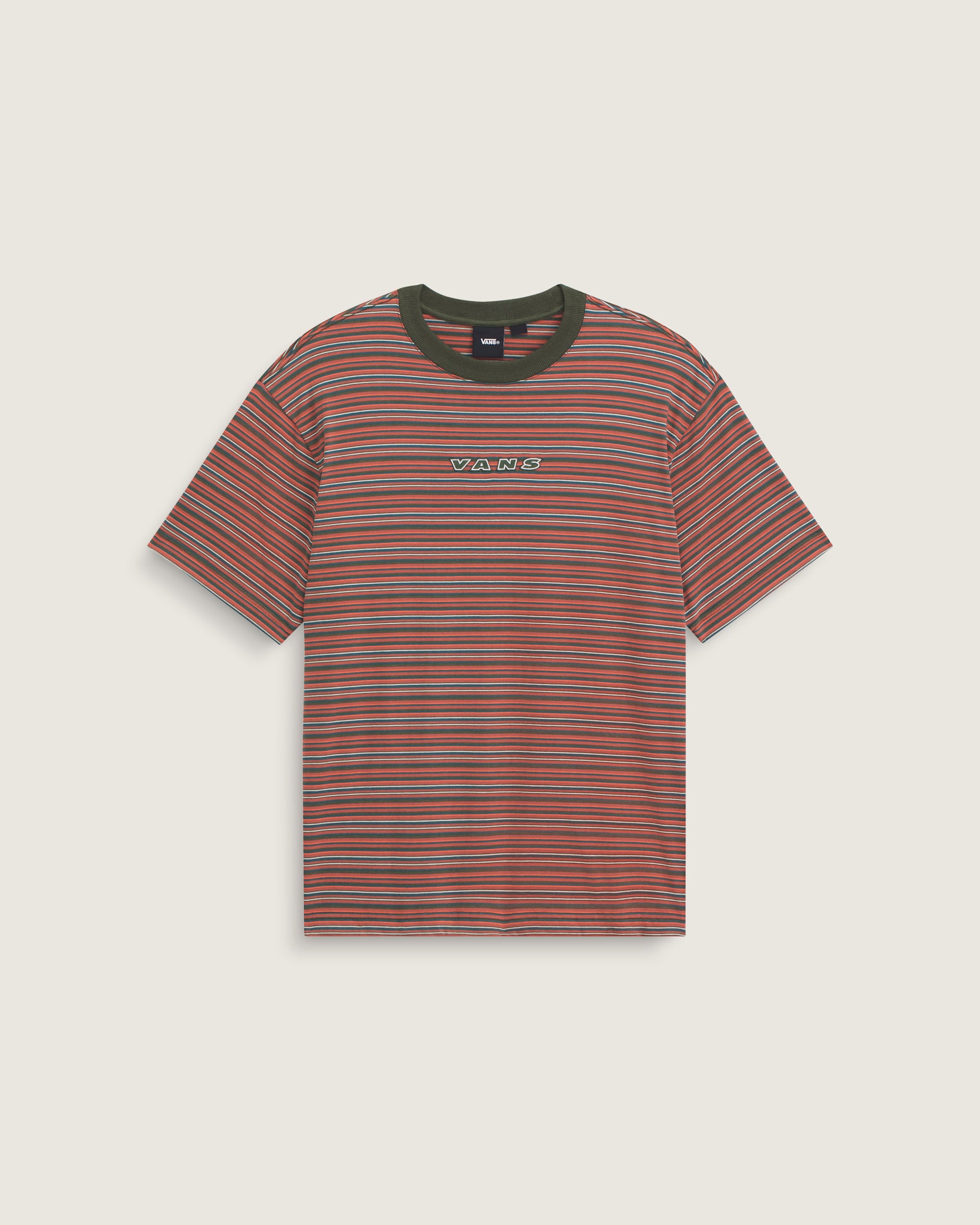 Vans Cameron Stripe SS Knit - OBSIDIAN FERN | Vans | Mens Knits - Northshore Newquay - Surf/Skate Shop