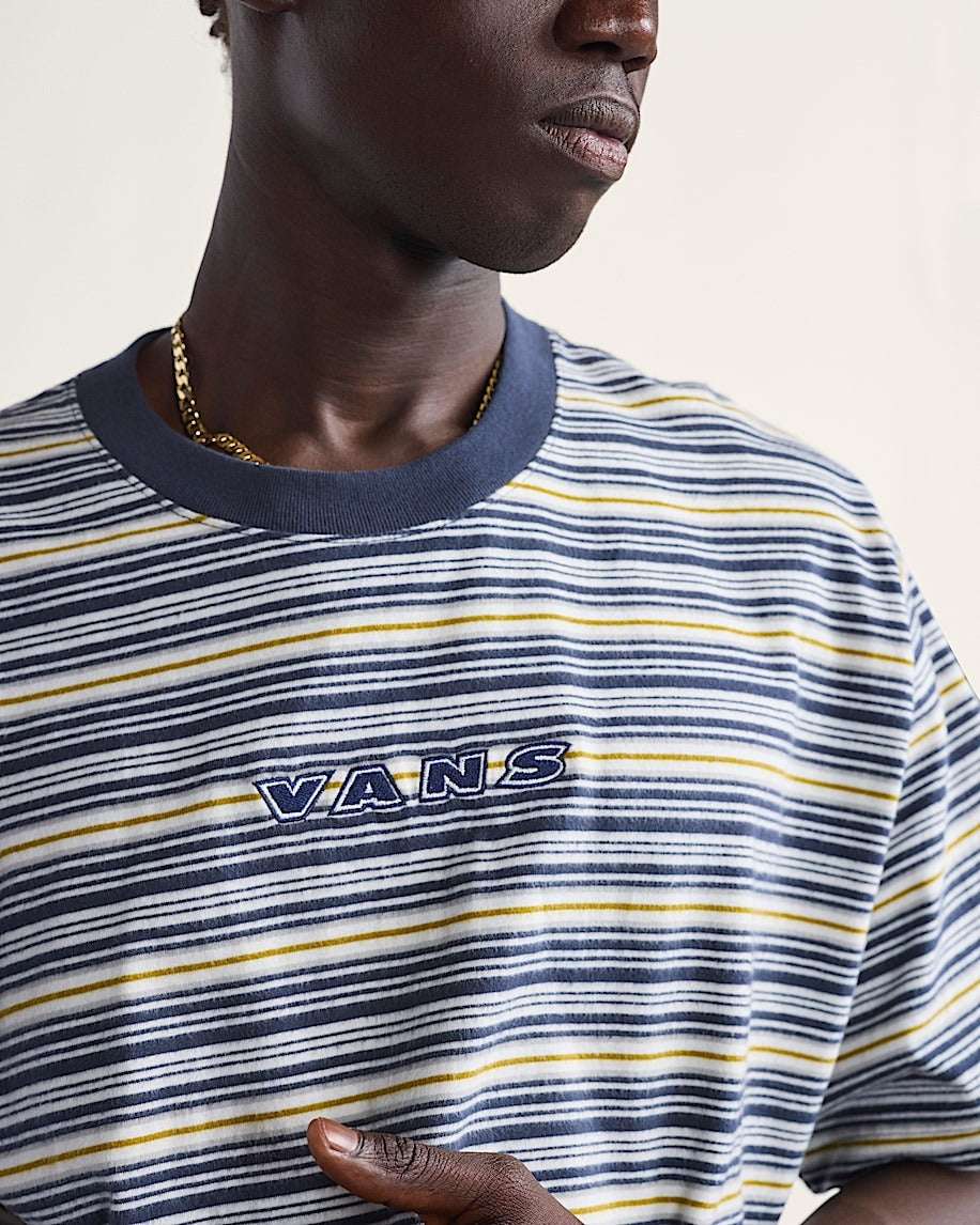 Vans Cameron Stripe T-Shirt-Marshmallow | Vans | T Shirt - Northshore Newquay - Surf/Skate