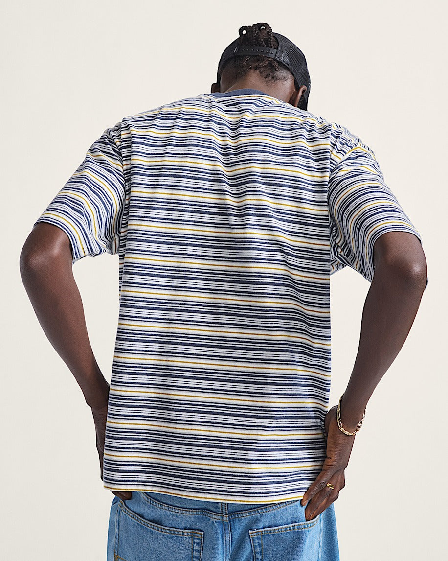 Vans Cameron Stripe T-Shirt-Marshmallow | Vans | T Shirt
