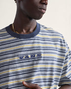 Vans Cameron Stripe T-Shirt-Marshmallow | Vans | T Shirt