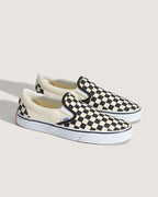 Vans Checkerboard Classic Slip-On Shoes-Black/White | Vans | - Northshore Newquay - Surf/Skate Shop
