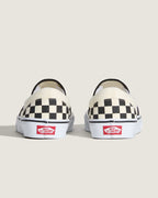 Vans Checkerboard Classic Slip-On Shoes-Black/White | Vans | - Northshore Newquay - Surf/Skate Shop