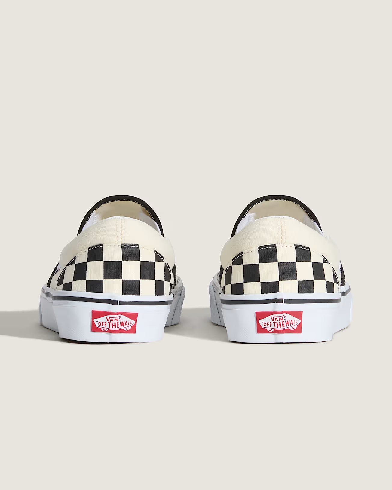 Vans Checkerboard Classic Slip-On Shoes-Black/White | Vans | - Northshore Newquay - Surf/Skate Shop