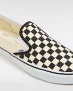 Vans Checkerboard Classic Slip-On Shoes-Black/White | Vans | - Northshore Newquay - Surf/Skate Shop