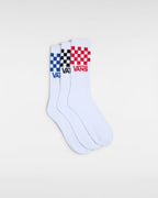 Vans Classic Check Crew Socks (3 pairs) | Vans | Sports socks
