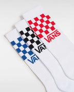 Vans Classic Check Crew Socks (3 pairs) | Vans | Sports socks