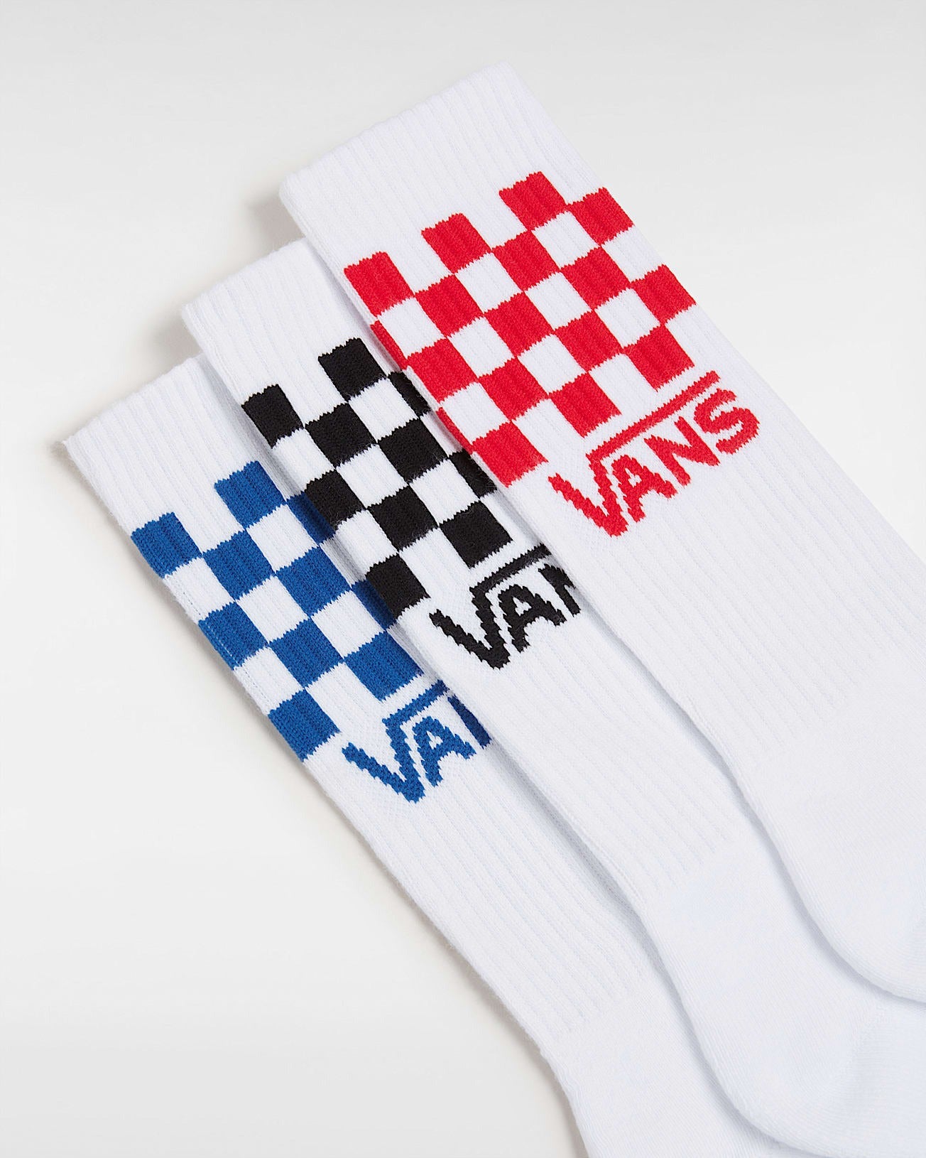 Vans Classic Check Crew Socks (3 pairs) | Vans | Sports socks