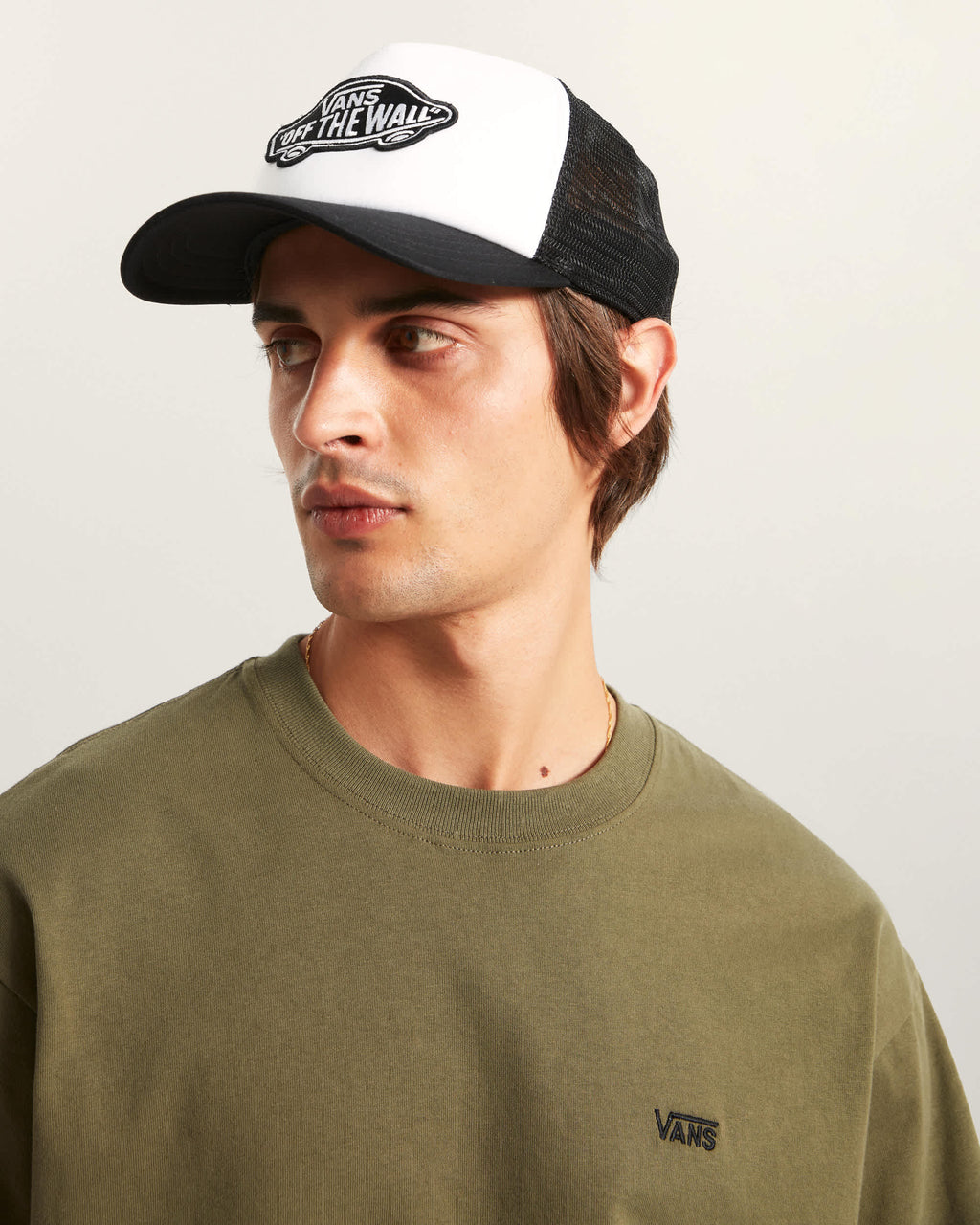 Vans Classic Patch Curved Bill - Black/White | Vans | Mens Hats - Northshore Newquay - Surf/Skate Shop