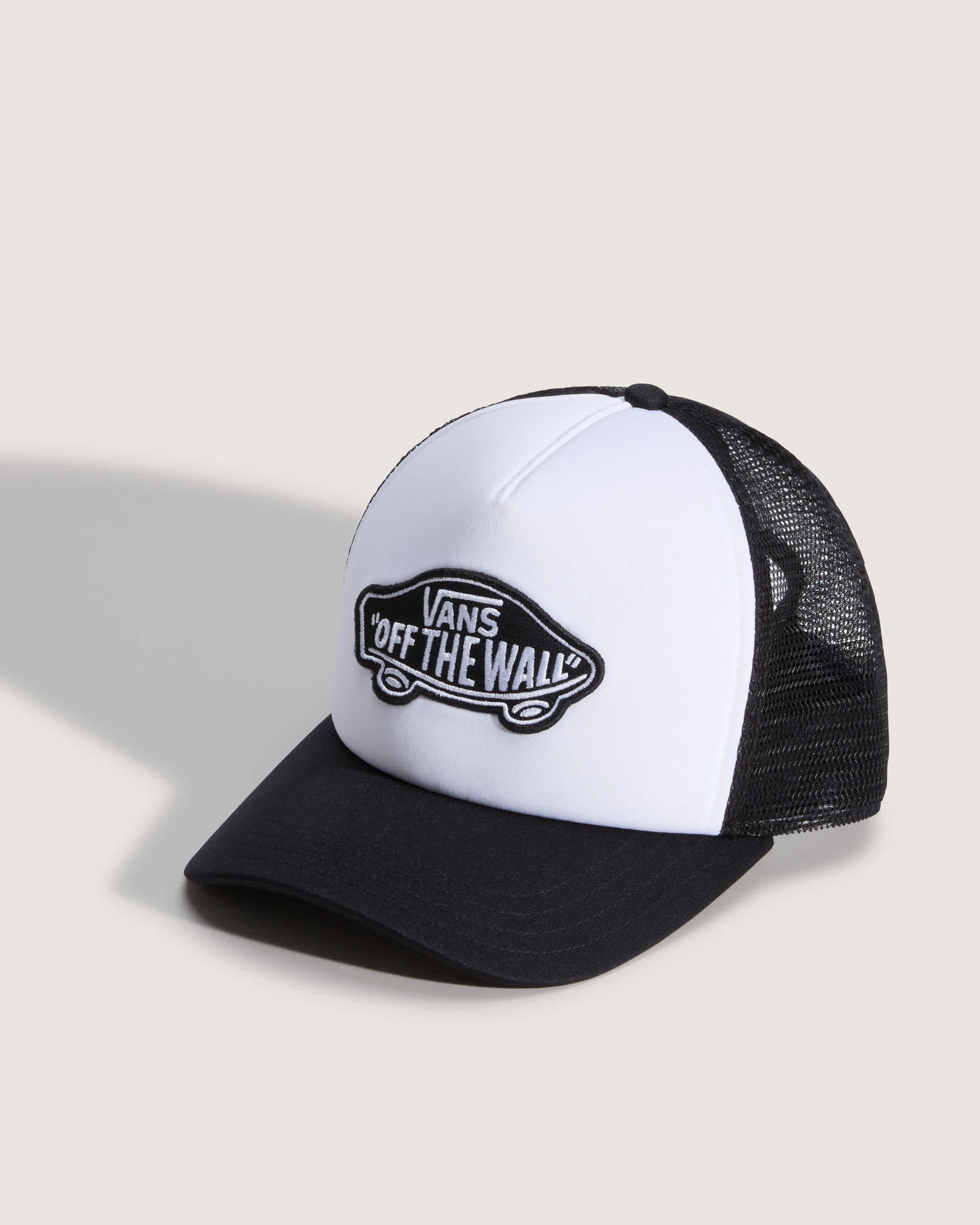 Vans Classic Patch Curved Bill - Black/White | Vans | Mens Hats - Northshore Newquay - Surf/Skate Shop