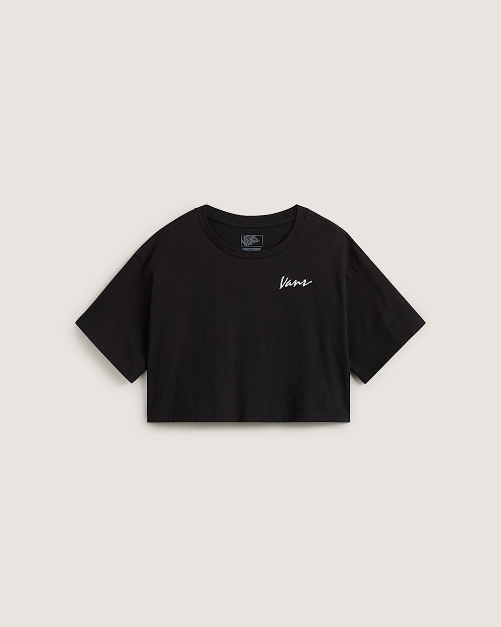 Vans Classic Script T-Shirt-Black | Vans | crop Top
